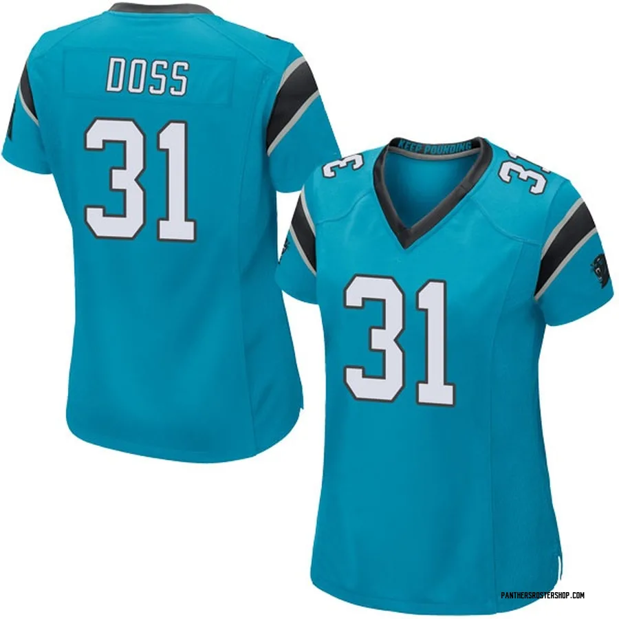 Lorenzo Doss Women's Carolina Panthers Nike Alternate Jersey - Game Blue